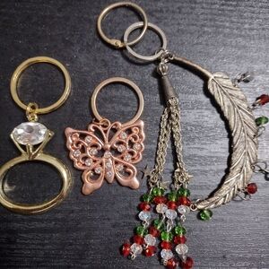 Elegant Gold and Silver Key Holder Set